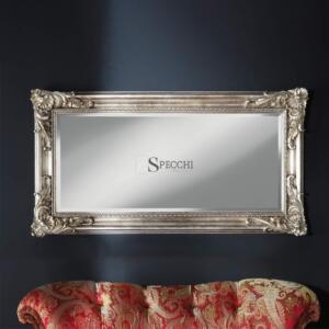 Specchio con cornice argento