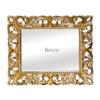 specchio con cornice oro