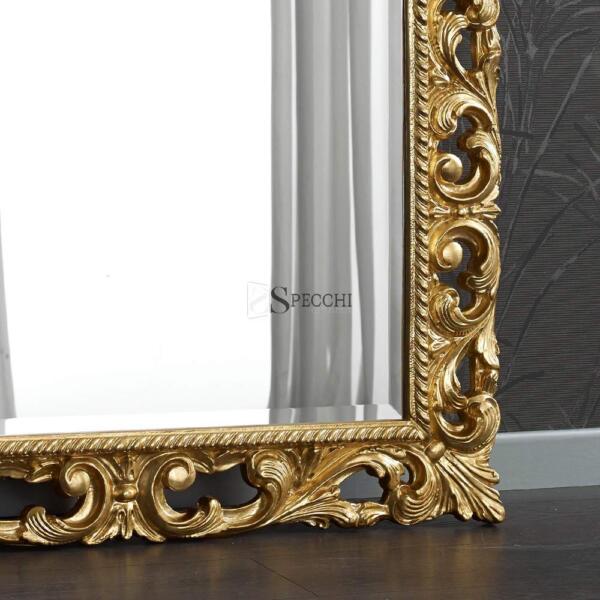 specchio barocco foglia oro