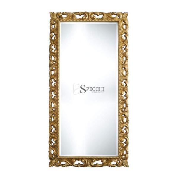 specchio barocco foglia oro
