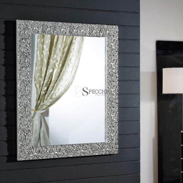 MIX placca vetro SPECCHIO ARGENTO 7posti