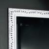 Cornice specchio bianca